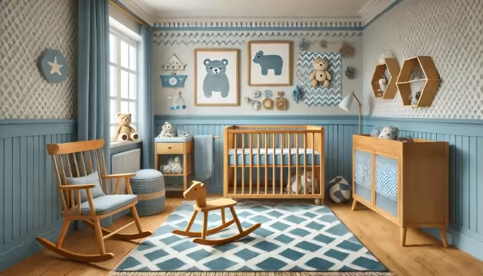 Quarto de Bebê Masculino Azul: Como Fazer a Decoração 