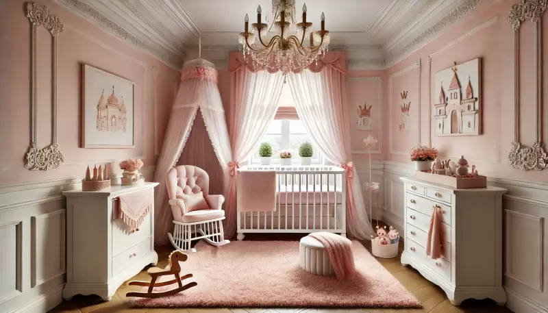 Imagem Decoração Quarto Bebê Feminino: 10 Ideias Incríveis